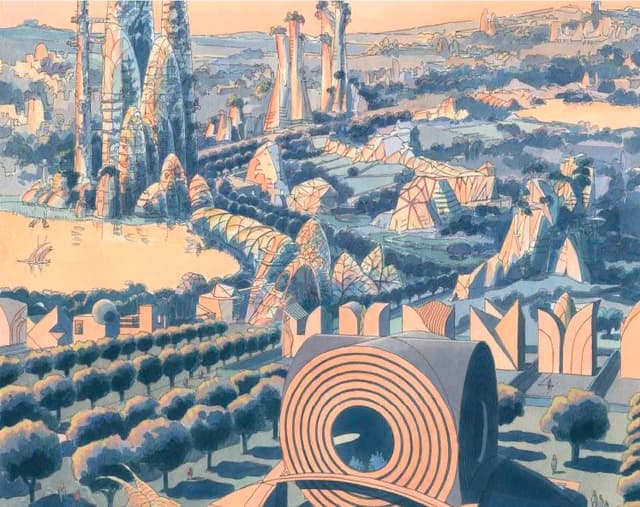 Exposition « Les Panoramas de 2100 » de l'architecte-utopiste Luc Schuiten à Arc-et-Senans jusqu'au 21 octobre !