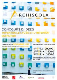 Concours étudiants et jeunes diplômés – Archiscola « Le lycée et l’internat du futur » 