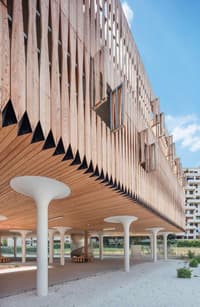 Résidence sur pilotis Simone Veil à Paris par l'agence AAVP Architecture - Image 1