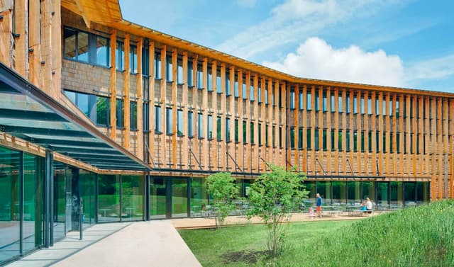 Woody, des bureaux en structure bois à Saint-Maurice par l'Atelier du Pont