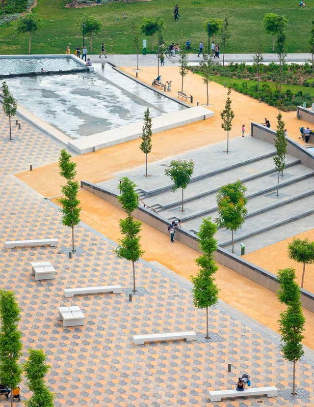 Parque Central à Valence par l'équipe de Gustafson Porter + Bowman