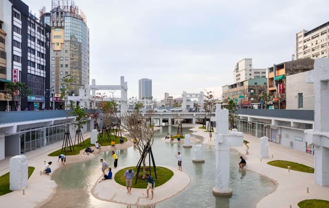 Centre commercial recyclé par MVRDV à Taïwan 