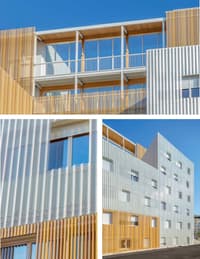 Construction bois de logements étudiants à Marseille par l'agence A+ Architecture - Image 2
