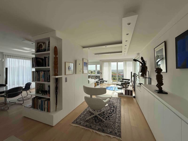 Un duplex pensé comme une galerie d’art